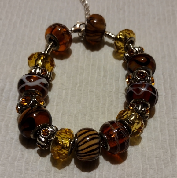 Pandora style spinner charm bracelet - Picture 2 of 16